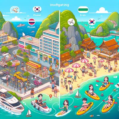 푸켓과 끄라비 어디로 갈까 당신의 완벽한 휴양지를 찾아서